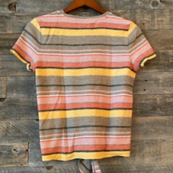 Texture & Thread Modern Tie-Front Top - Picture 5 of 5